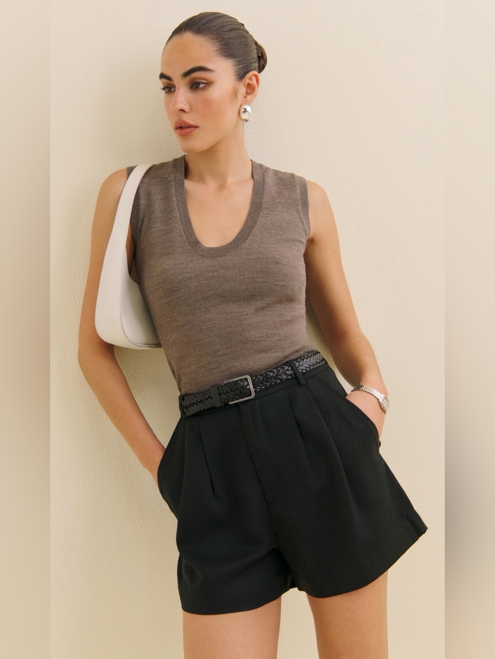 Reformation Mason High-Waisted Shorts - Picture 2 of 12